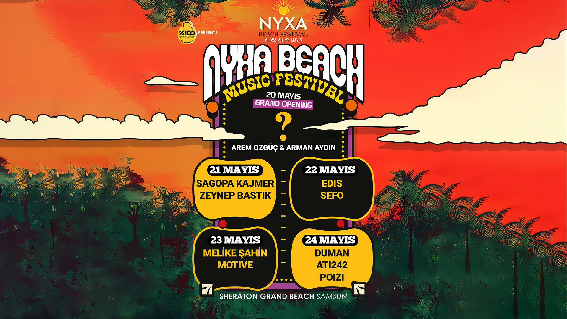NYXA Beach Festival Kombine 4 Günlük küçük resim